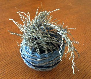 seagrass, yarn, waxed linen